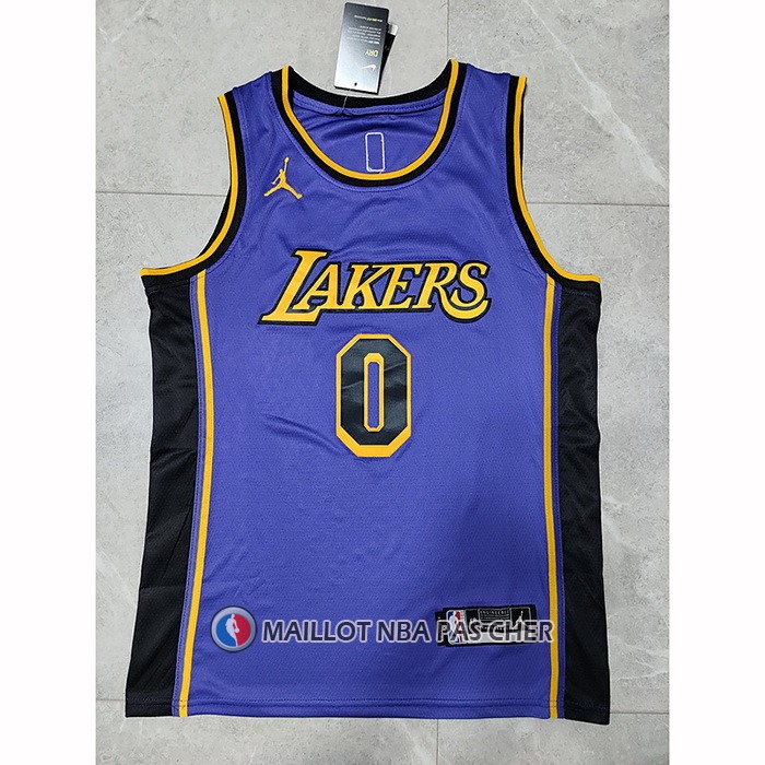 Maillot Los Angeles Lakers Russell Westbrook NO 0 Statement 2022-23 Volet